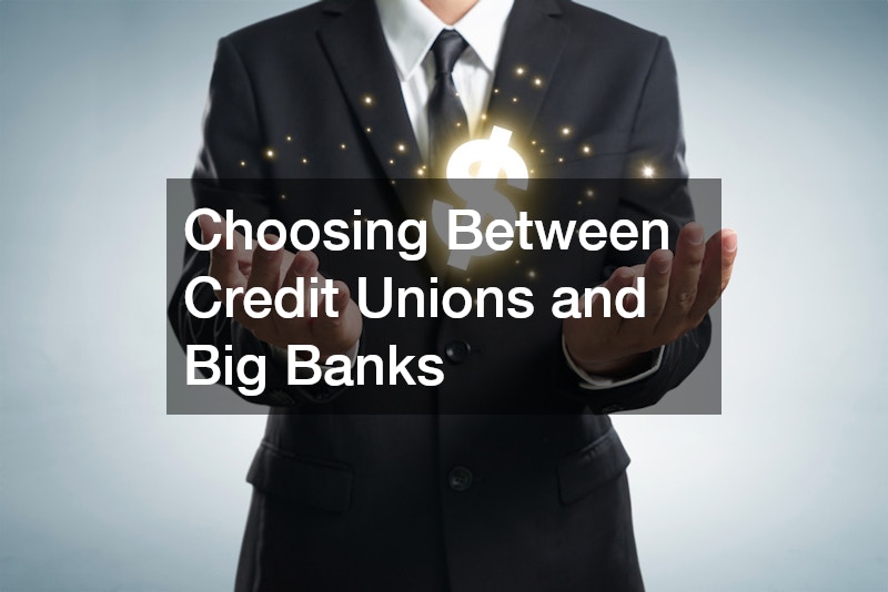 Choosing Between Credit Unions and Big Banks